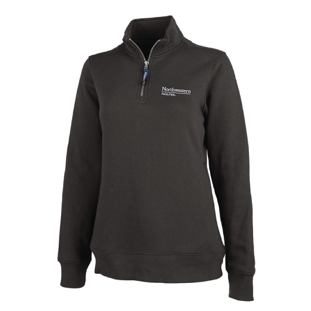 Northwestern Facilities Charles River Women's Crosswind Quarter Zip Sweatshirt