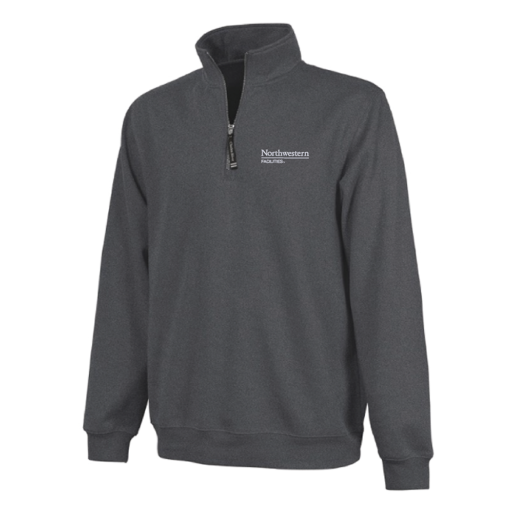 Northwestern Facilities Charles River Crosswind Quarter Zip Sweatshirt